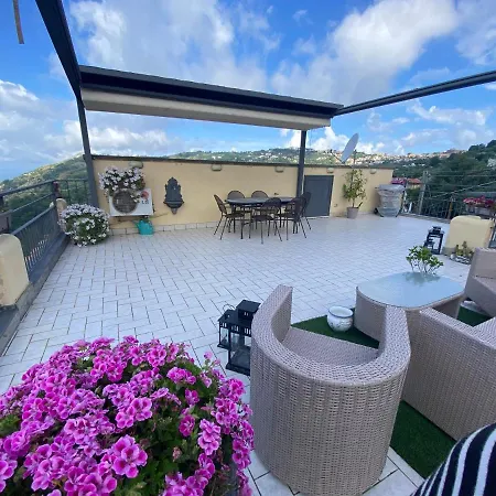 Seeview Rooftop House Between Sorrento And Amalfi Holiday home Massa Lubrense